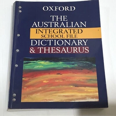 Oxford The Australian Dictionary And Thesaurus Integrated School File - Image 1 of 4