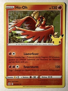 Ho-Oh 001/025 HOLO Pokemon Celebrations Karte Deutsch - Bild 1 von 2