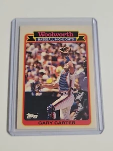 1989 TOPPS WOOLWORTH BASEBALL HIGHLIGHTS GARY CARTER NEW YORK METS #10 - Picture 1 of 2