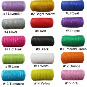 Floral Garden Holiday Decorative Mesh/Tulle - 6" x 5 yd New Sealed - Picture 1 of 15