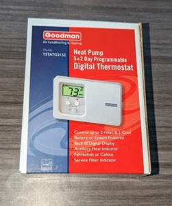 Goodman Termostato Digital Programable TSTATG2152 BOMBA DE CALOR 5+2 DÍAS - Imagen 1 de 6