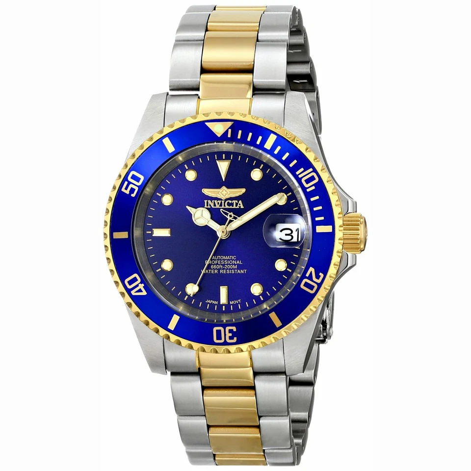 Invicta Men's Watch Pro Diver Automatic Two Tone Stainless Steel Bracelet 8928OB