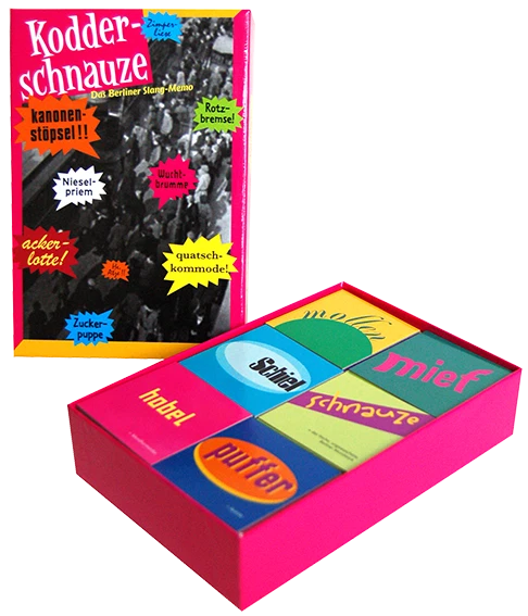 KODDERSCHNAUZE  - Gedächtnisspiel Memory Spiel Legespiel Karten - Bild 1 von 1