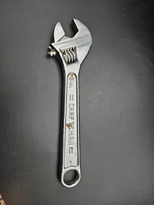 Vintage 6" Adjustable Wrench,  Part # 44602 = Craftsman = older large loop - Picture 1 of 2