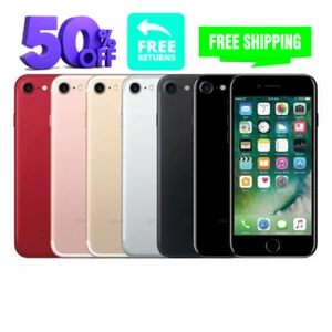 Apple iPhone 7 32GB Rose Gold, Black, Red - Unlocked, AT&T, T-Mobile, Verizon - Picture 1 of 8