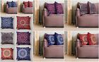 5 Pcs Large Mandala Floor Pillows Wholesale Lot Square Tapestry Cushion Cover