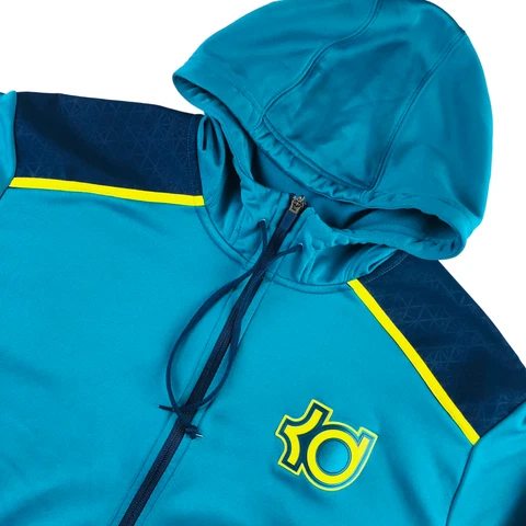 Kevin Durant Men's Nike Therma-Fit Hooded Jacket Aqua Blue • 2XL Cover
