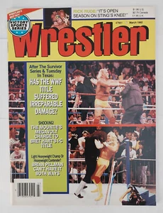 The Wrestler Magazine March 1992 Hulk Hogan Undertaker Rick Rude WWF PWI PRO - Picture 1 of 2