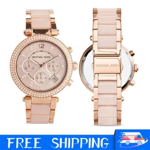 Parker Damen uhr MK5896 Roségold Armbanduhr Analog Quarz Uhr Chronographenwerk - Bild 1 von 7