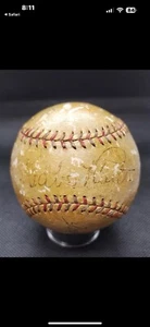 JSA BABE RUTH LOU GEHRIG JOE MCCARTHY SIGNED OFFICIAL AMERICAN LEAGUE BASEBALL - Picture 1 of 9