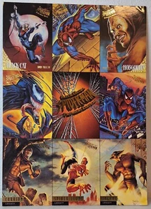 Uncut 9 Card Promo Sheet , Spiderman , Fleer Ultra , 1995 - Bild 1 von 3