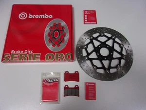 Brembo Bremsscheibe Bremse vorne + Bremsbeläge KTM Duke 690 ABS  Bj.2012-2018 - Picture 1 of 2
