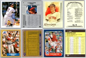 Carlton Fisk 4 Karten Lot - Boston Red Sox Chicago White Sox Pudge HOF  - Bild 1 von 1