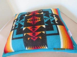 VTG Pendleton Beaver State wool throw pillow Southwestern - Picture 1 of 8