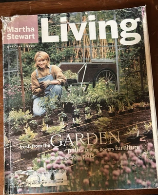 #821 Martha Stewart Living Special Issue Fresh from the Garden with Recipe Cards Foto 1 de 4