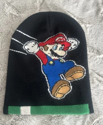 Super Mario Bros MARIO Knit Winter Beanie Cap One Size - Image 1 of 4
