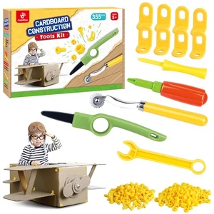 355 Cardboard Tools for Kids, Cardboard Cutter for Kids, Tools for STEM Educa... - Bild 1 von 9
