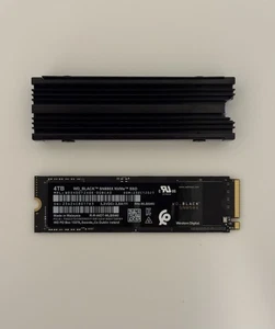 Western Digital WD_BLACK SN850X 4TB NVMe Internal SSD w/ Heatsink - Afbeelding 1 van 1
