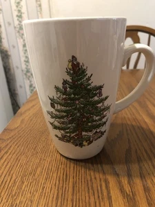 Spode Christmas Tree Tall Coffee Latte Mug - Picture 1 of 6
