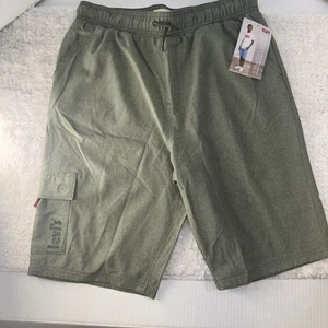 Levi’s Boys Straight Shorts With Drawstring Size Large Olive Green - Picture 1 of 8