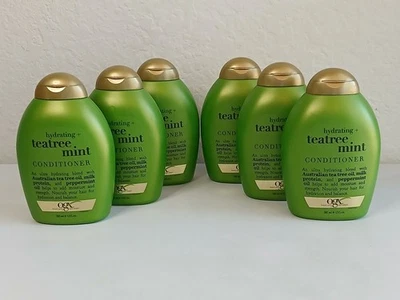 OGX Hydrating Teatree Mint Hair Conditioner 13 fl oz Lot of 6 New - Image 1 of 4