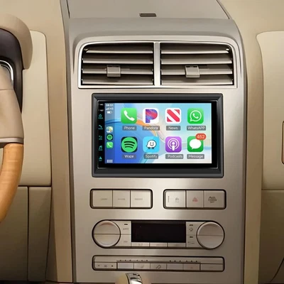 Para 2007 2008 2009 Lincoln MKX 7" Carplay Android 15 Coche Estéreo Radio GPS 2+64GB Foto 1 de 4