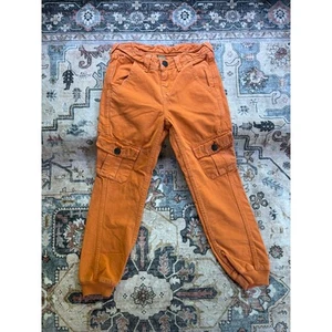 True religion kids pants orange joggers Size 8 Boys - Picture 1 of 9