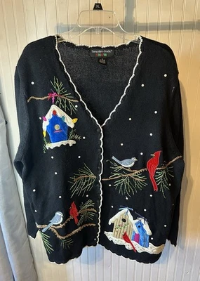 Suéter para mujer Hampshire Studio Snow talla 1X Foto 1 de 4