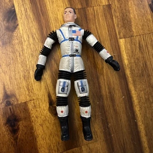 Vintage 1966 Major Matt Mason Man In Space Astronaut Figure Mattel Blue Stripes - Picture 1 of 10
