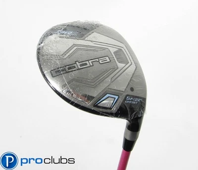 NEW LADIES COBRA AIR-X (2) OFFSET 22* 5 FAIRWAY WOOD ALDILA NV PINK 458604 - Image 1 of 4