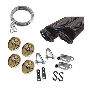 KIT de resorte de extensión de puerta de garaje de doble bucle para puerta alta de 7' 25-42-100 pou... - Imagen 1 de 1