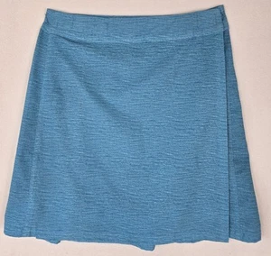 Rip Skirt Hawaii Sz XS Wrap Skirt Length 2 Little Leg Aqua Heathered Print Rare - Imagen 1 de 9