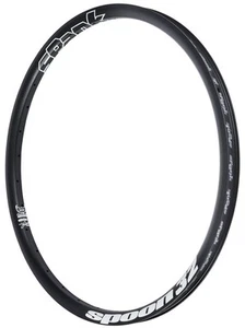 Spank Spoon 32 Rim - 26 Disc Black 32H Clincher Mountain Schrader Valve - Picture 1 of 1