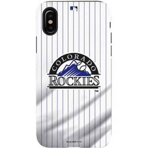 Skinit MLB Colorado Rockies Pro Stripe Case for iPhone X & XS (5.8")