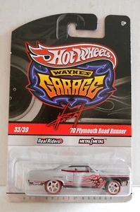 Hot Wheels Wayne's Garage 33/39 70 Road Runner Chase RealRiders metal/metal - Imagen 1 de 5