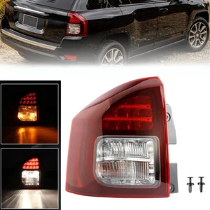 Driver Side For 2014-2017 Jeep Compass Rear Tail Stop Brake Light Fog Lamp Lelf - Picture 1 of 12