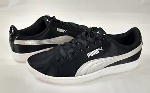 Sneaker atletica casual da donna Puma Vikky En Pointe nera argento taglia 5,5 - Foto 1 di 11