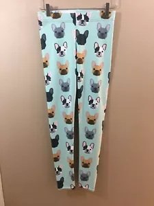 Französische Bulldogge Frenchie Leggings von inspirierter Hundemama Boutique -- Größe Medium - Bild 1 von 4