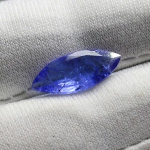 Violet Tanzanite loose gemstone, natural tanzanite faceted 2.40 Ct. 16x7 mm - Picture 1 of 5