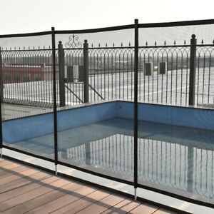 Costway In-Ground Swimming Pool Safety Fence Section Accidental Drowning Prevent