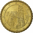 [#1250756] Österreich, 10 Euro Cent, 2002, Vienna, UNZ, Messing, KM:3139