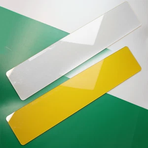 20x Wholesale Pre Rolled Blank Number Plates Bulk Acrylic + Reflective 3D 4D - Picture 1 of 8