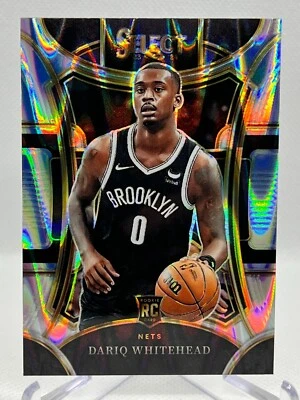 DARIQ WHITEHEAD RC 2023-24 Panini Select #308 Mezzanine Level TECTONIC PRIZM - Image 1 of 2