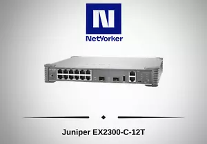 Juniper EX2300 Series EX2300-C-12T 12x 1GB RJ-45 2x 10GB SFP+ Switch- Fast Ship - Picture 1 of 5