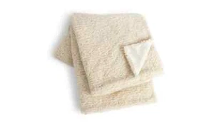 Habitat Faux Shearling Überwurf - Haferflocken - 150x200cm (Open Box Tested Item) - Bild 1 von 5