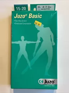 Juzo 4410 Basic Black Open Toe Knee Highs - 15-20 mmHg Reg Size III (3) 4410D10 - Picture 1 of 7