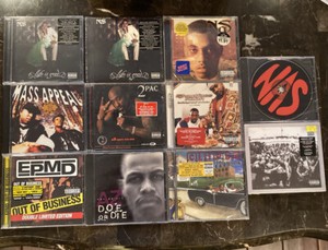 All Eyez on Me [PA] by 2Pac Plus Rare Hip Hop Lot 11 CDS TOTAL