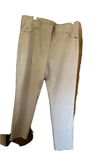 6 new directions kaqui pants with pockets Rayon/nylon/spandex Made In China - Picture 1 of 8