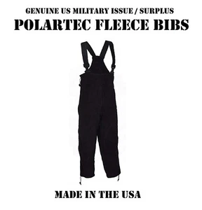 POLAR MILITAR DE EE. UU. POLARTEC CLASSIC 300 OVEROLS BABEROS CLIMA FRÍO S M L XL NOS - Imagen 1 de 12