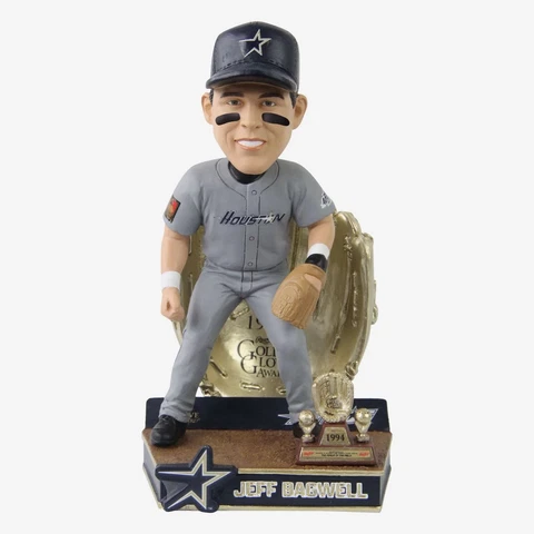 Jeff Bagwell Houston Astros 1994 Gold Glove Award Bobblehead NEW FOCO ORIG BOX Cover